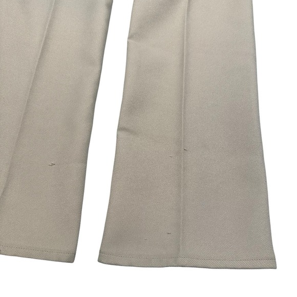 VTG‎ 80s Levis Pants Mens 36x34 Beige Dacron Polyester Straight Scovill Zip USA - Picture 8 of 16